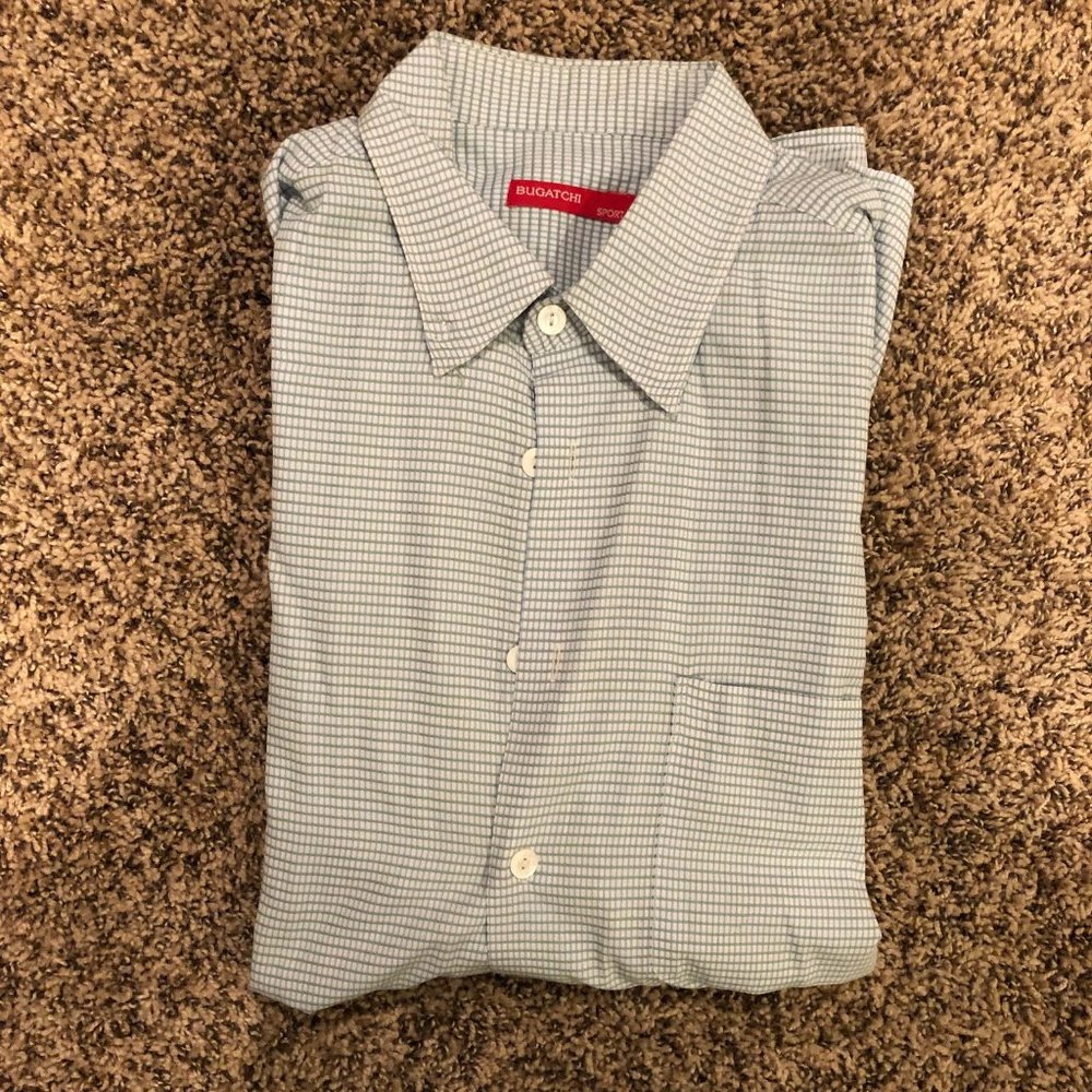 Bugatchi Short Sleeve Button Down
